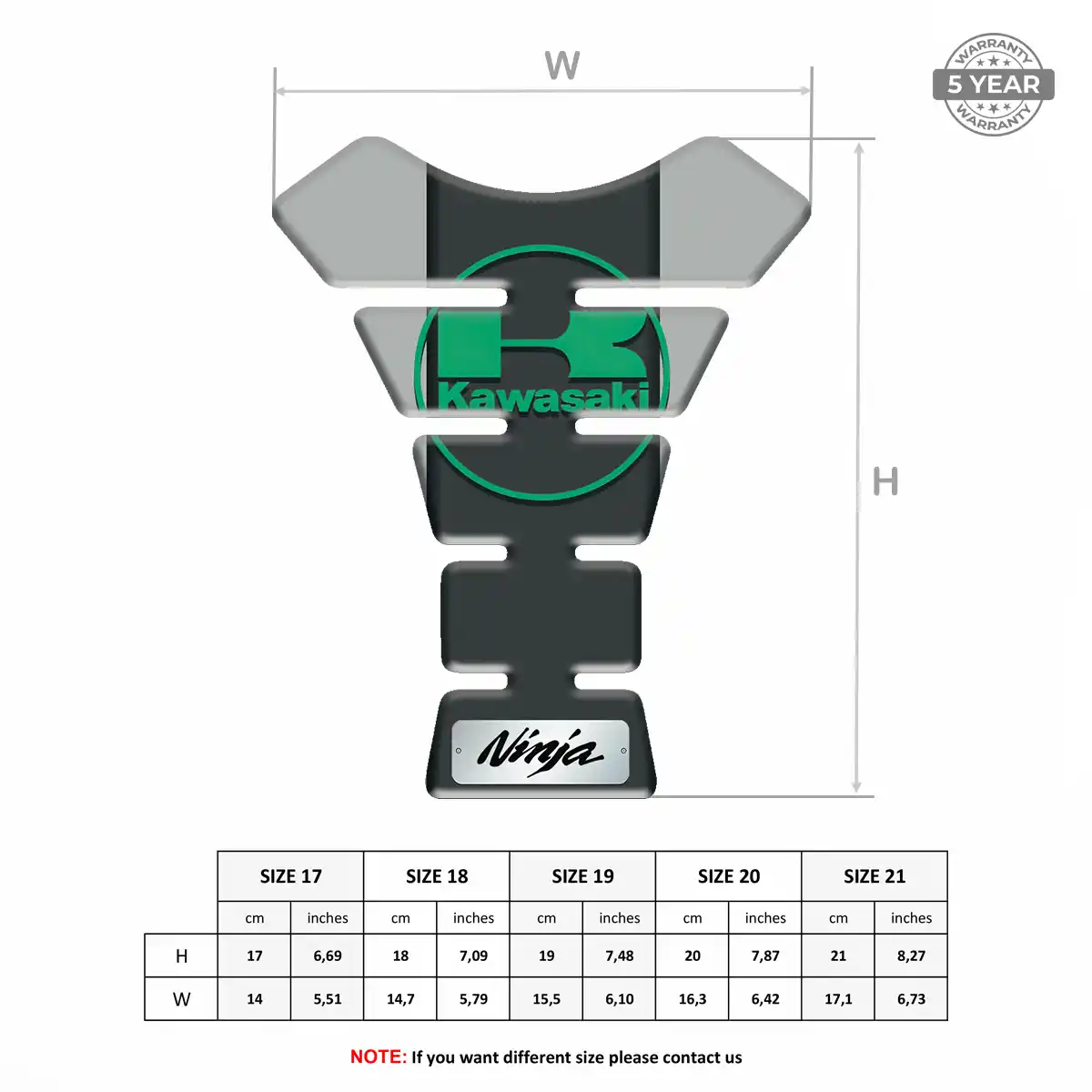 Kawasaki Tank Fuse Deluxe Edition