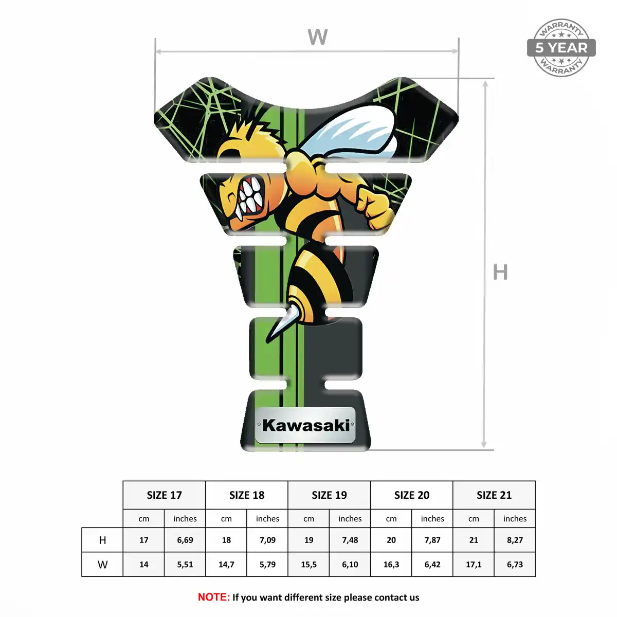 Kawasaki Tank Fuse Elite Edition