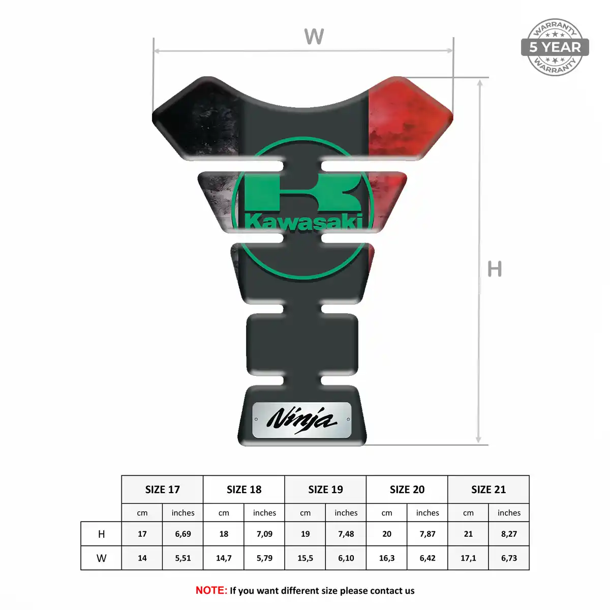 Kawasaki Tank Fuse Guard Exclusive Series