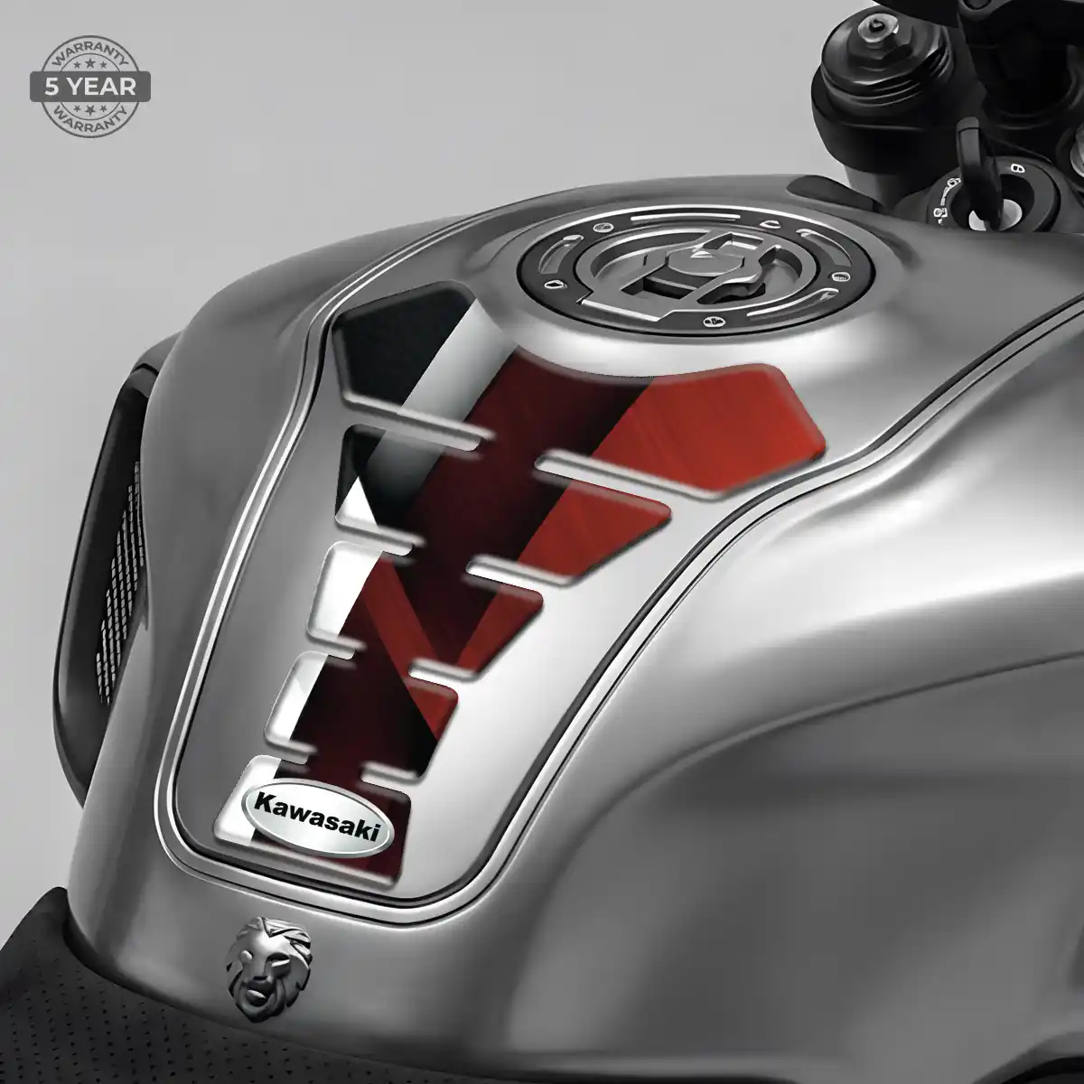 Kawasaki Tank Fuse Guard Motorbike Refined Design