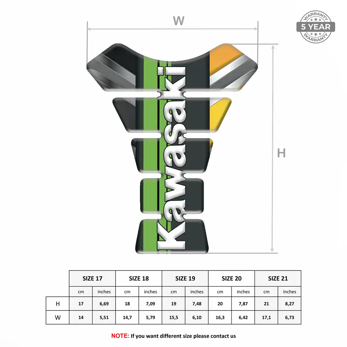 Kawasaki Tank Fuse Guard Motorcycle Refined Design
