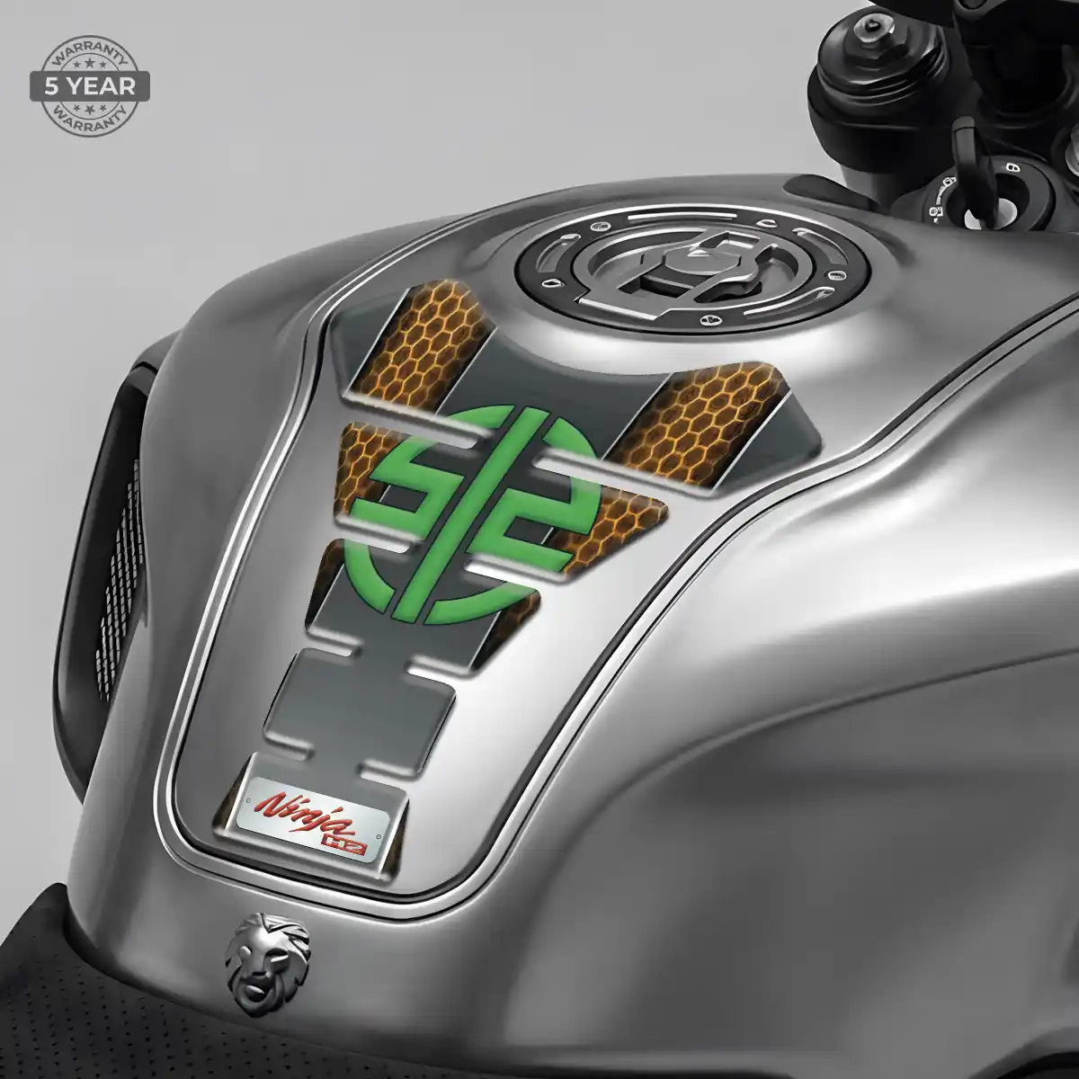 Kawasaki Tank Fuse Guard Motorcycle Signature Grade