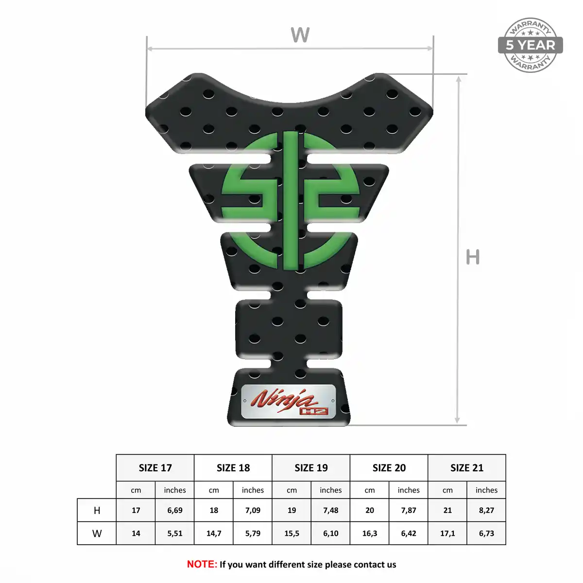 Kawasaki Tank Fuse Guard Sleek Style