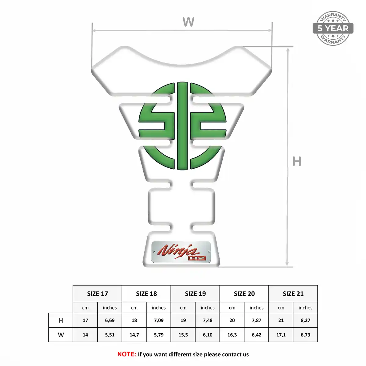 Kawasaki Tank Fuse Motorbike Exclusive Series