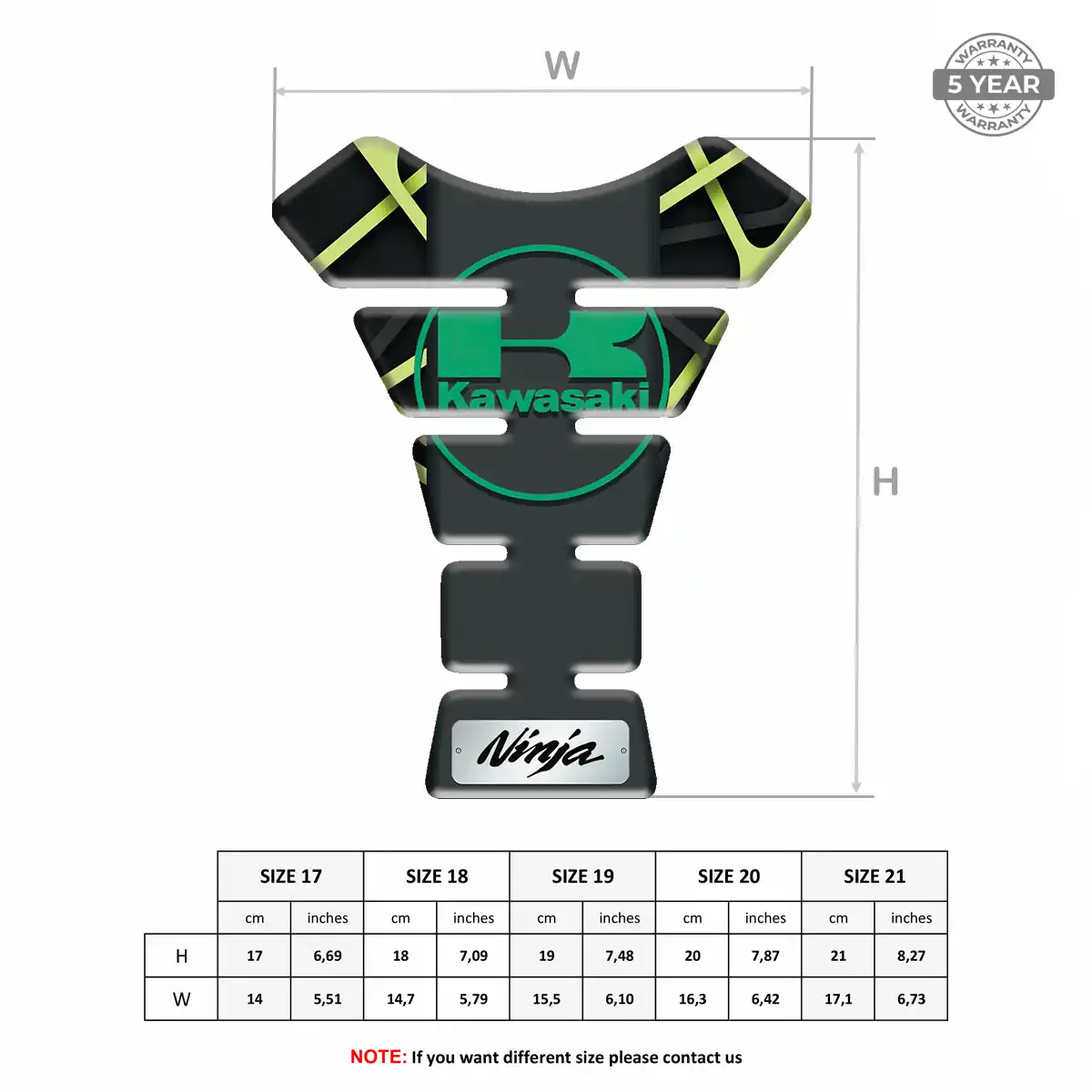 Kawasaki Tank Fuse Opulent Line