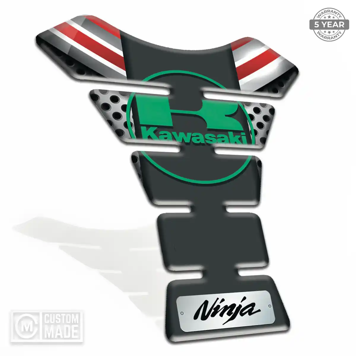 Kawasaki Tank Fuse Pad Motorbike Refined Design