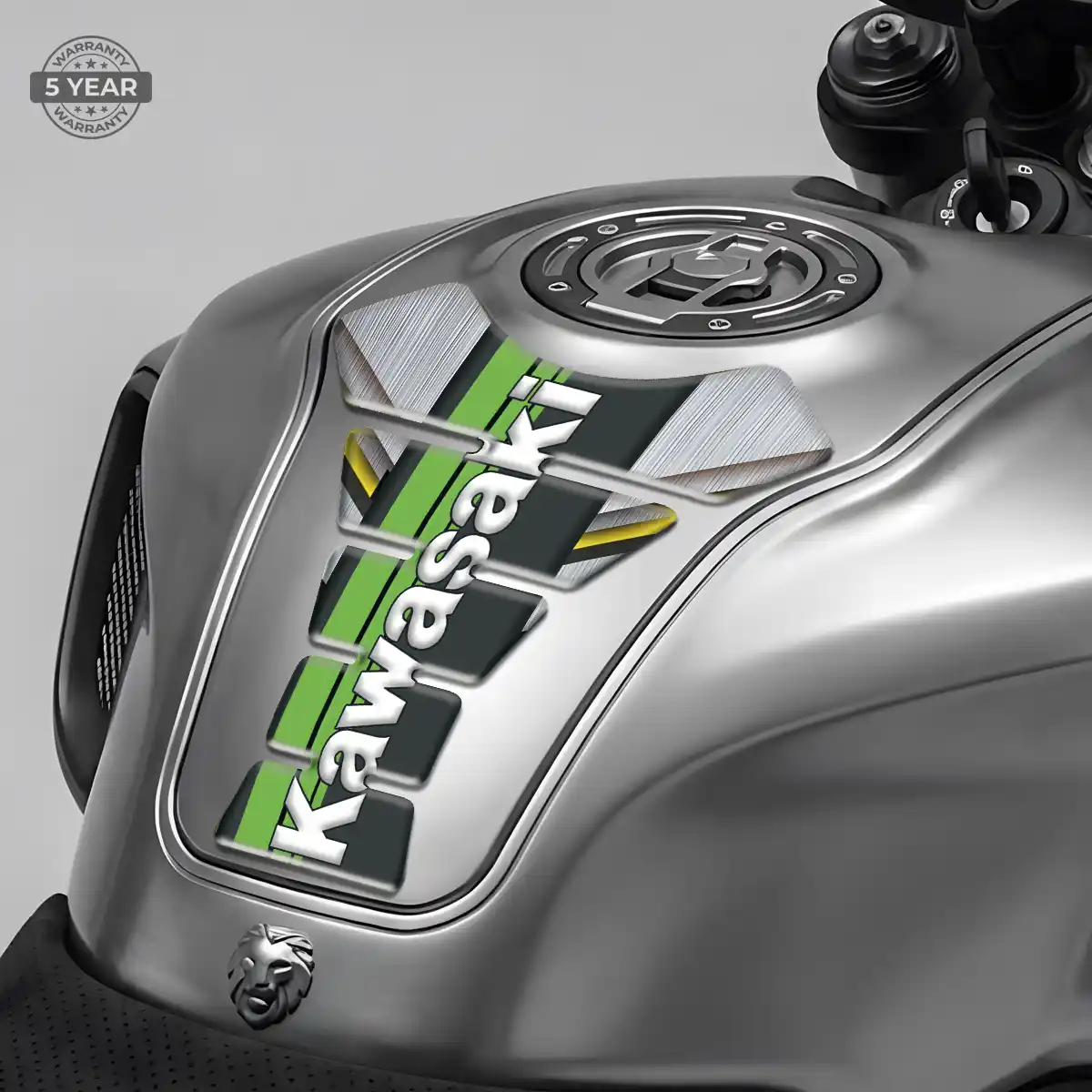 Kawasaki Tank Fuse Pad Motorcycle Elite Finish