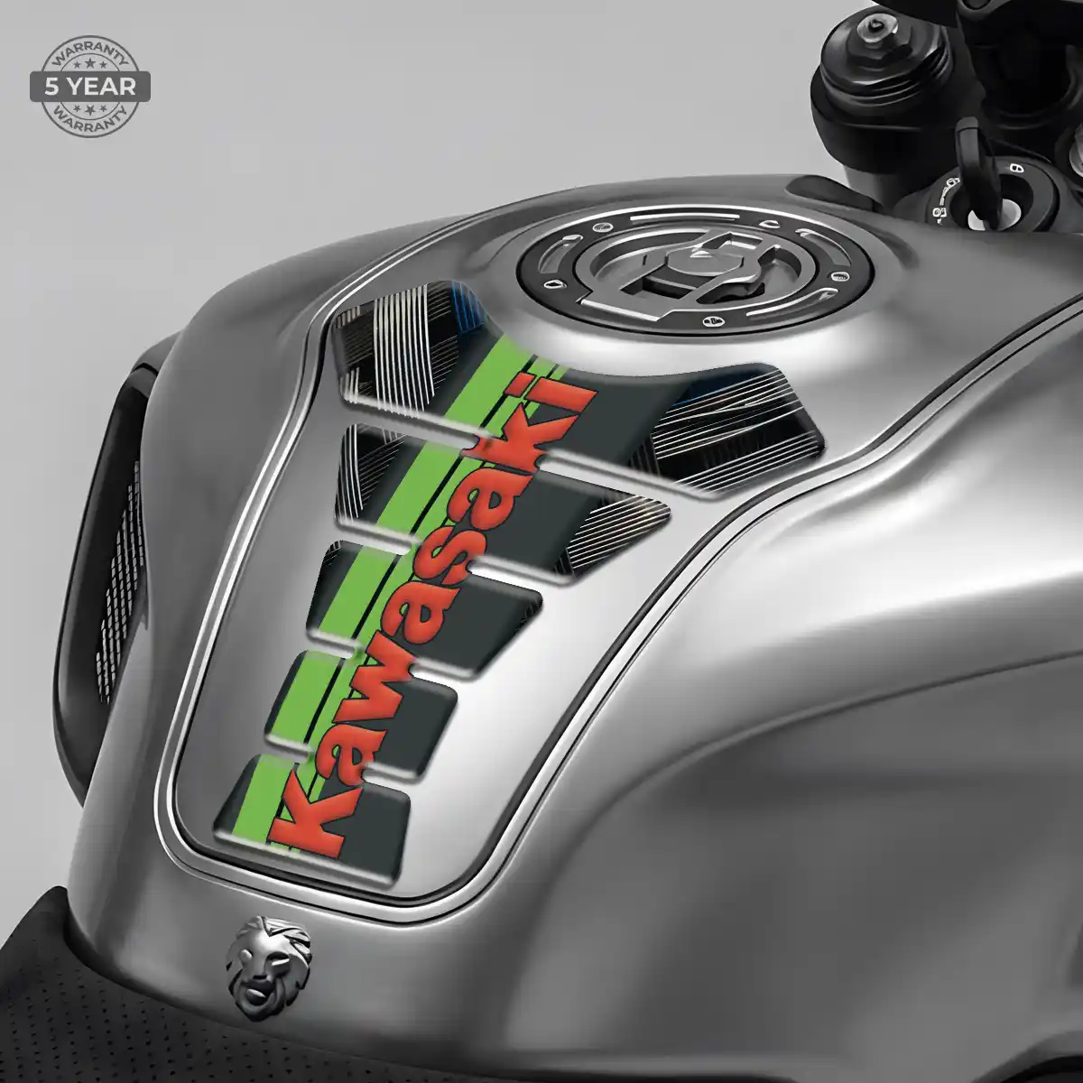 Kawasaki Tank Fuse Pad Motorcycle Signature Grade