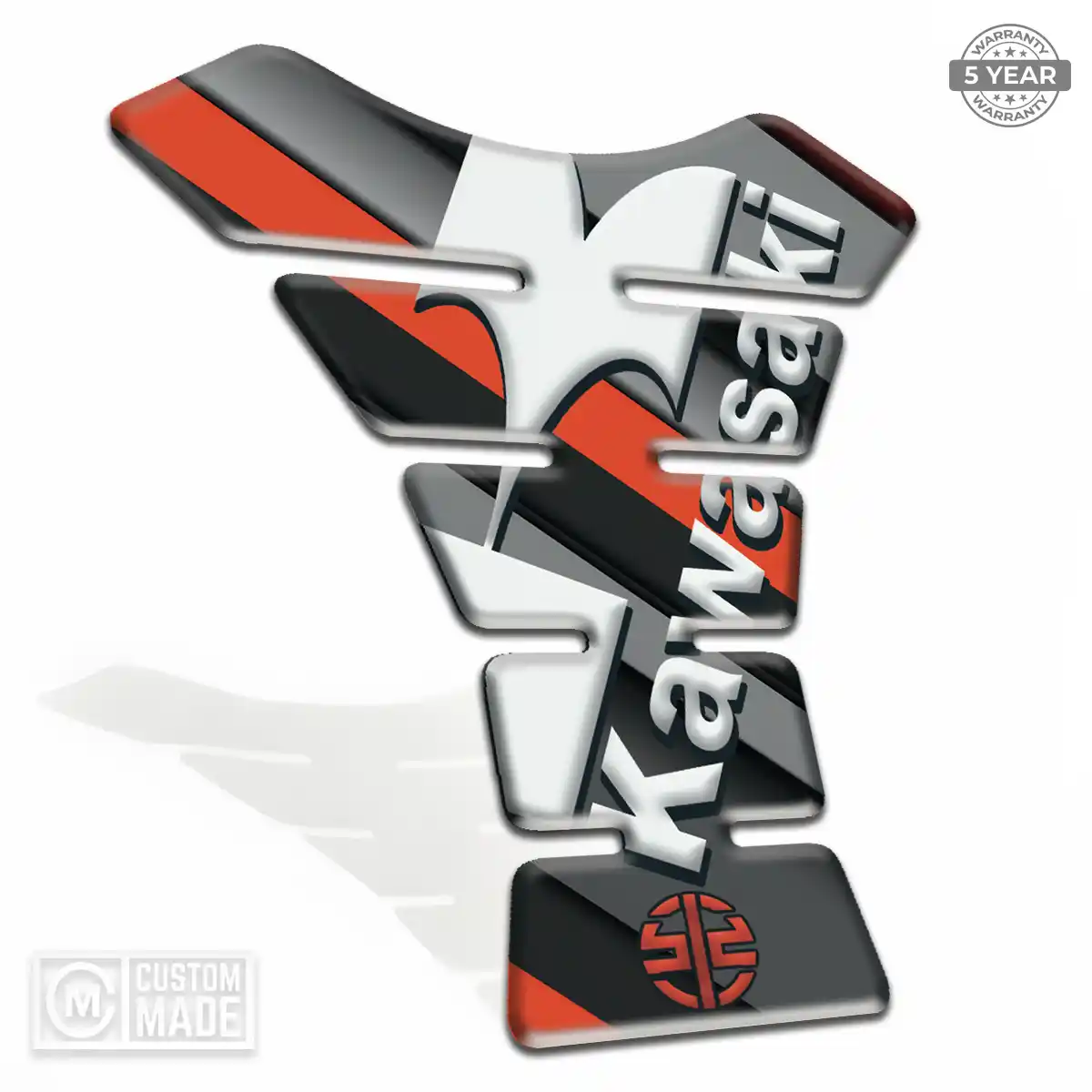 Kawasaki Tank Fuse Pad Motorcycle Sleek Style