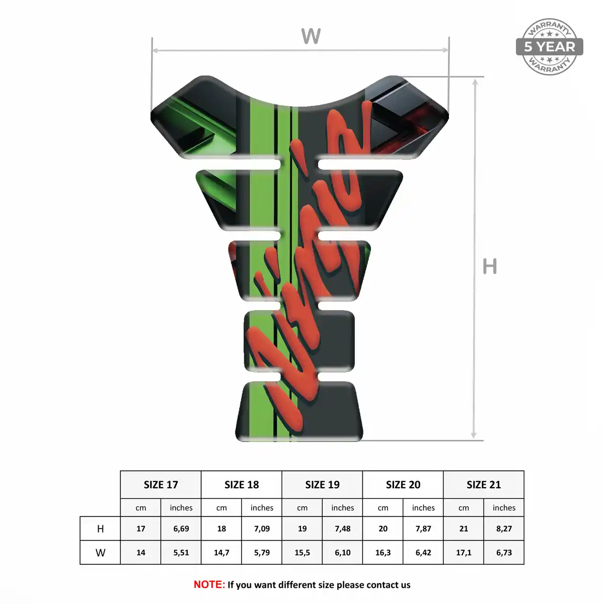 Kawasaki Tank Fuse Pads Exclusive Series