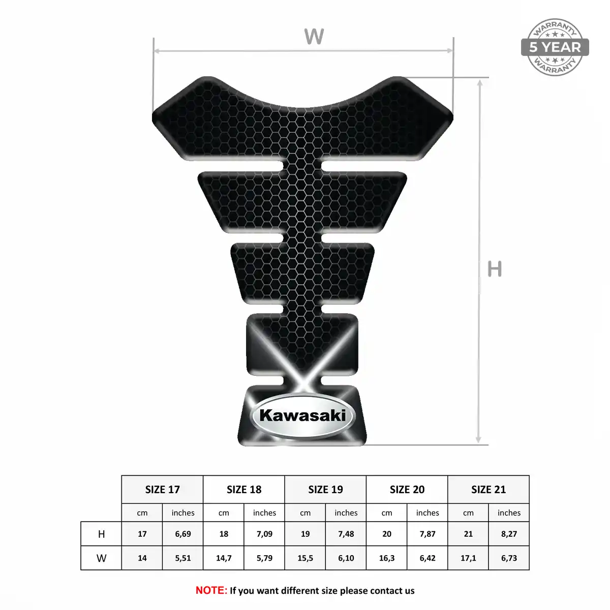 Kawasaki Tank Fuse Pads Motorcycle Noble Edition