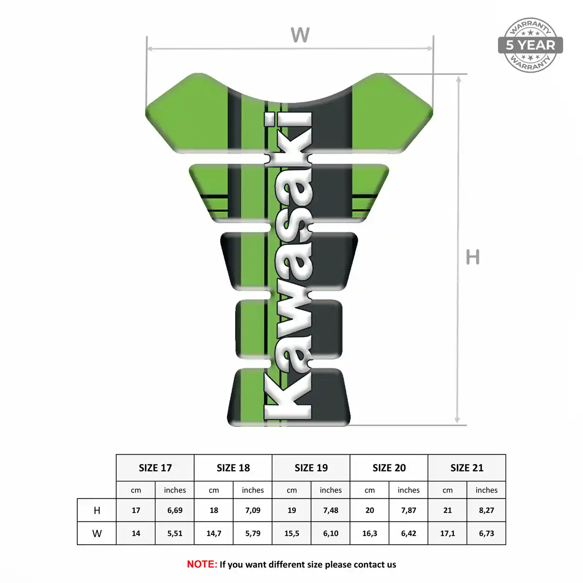 Kawasaki Tank Fuse Pads Motorcycle Prime Quality