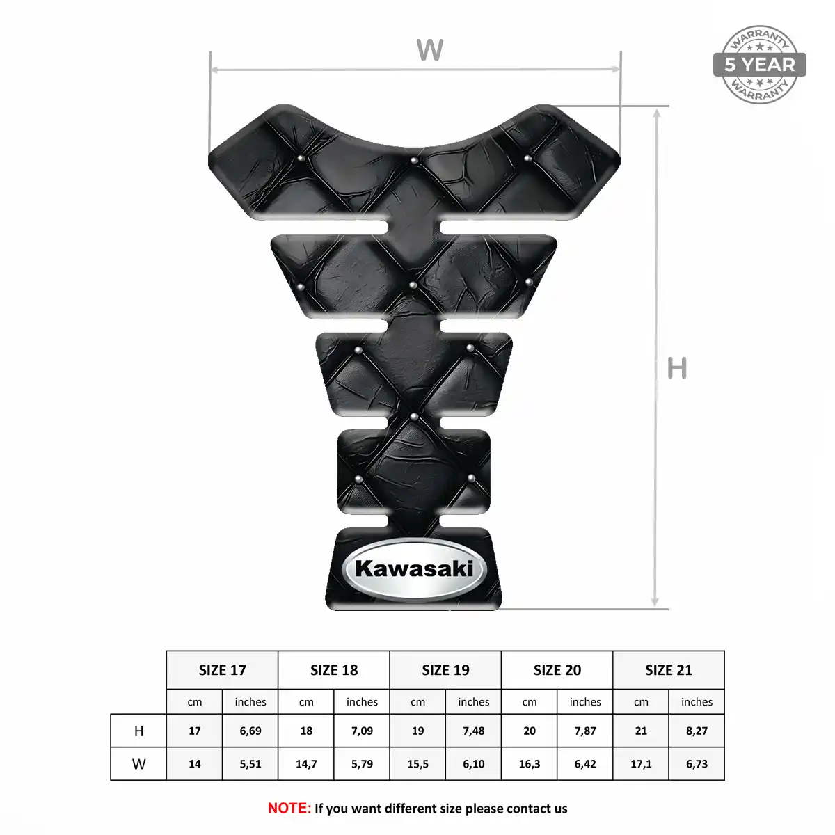 Kawasaki Tank Fuse Pads Signature Grade