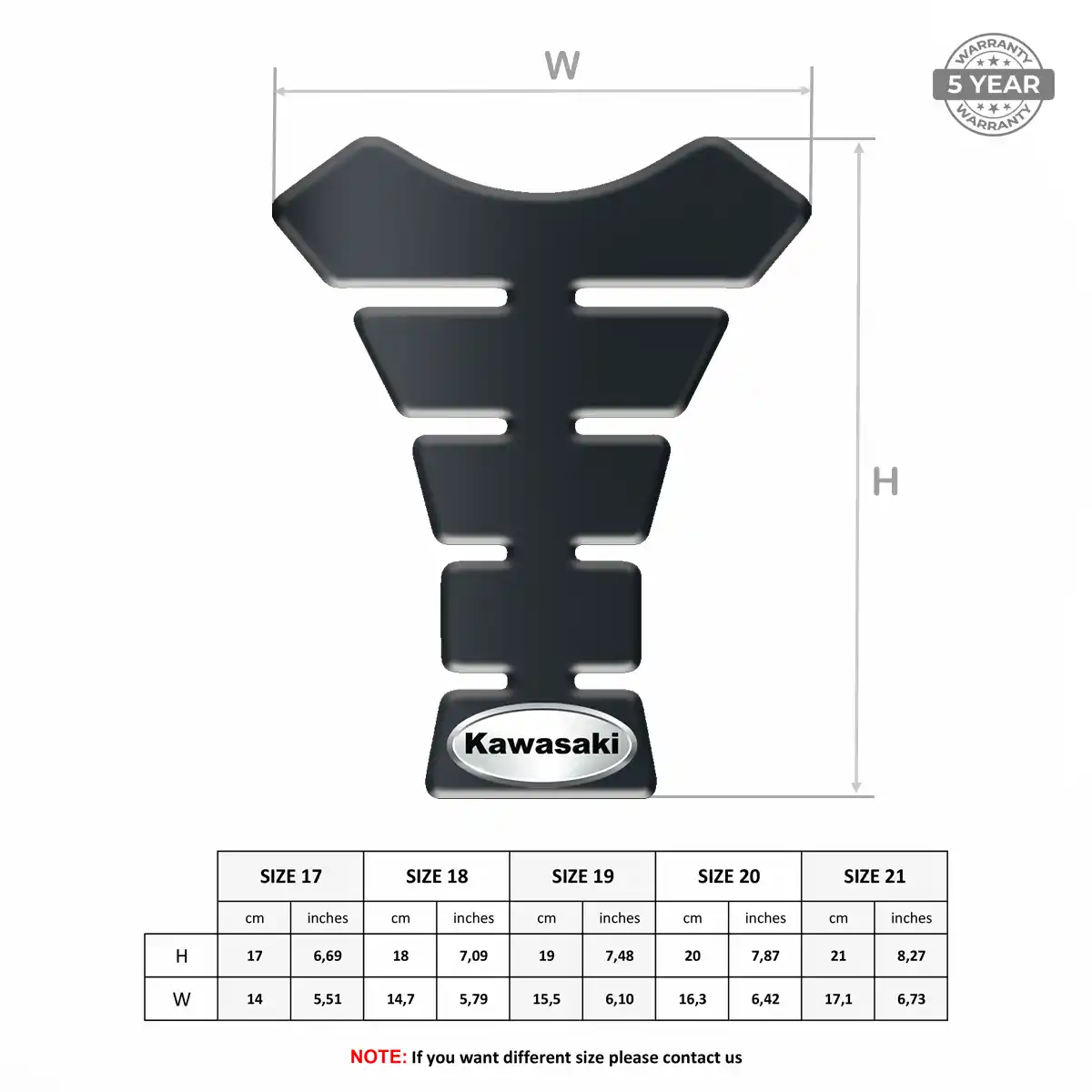 Kawasaki Tank Fuse Protector Motorcycle Noble Edition