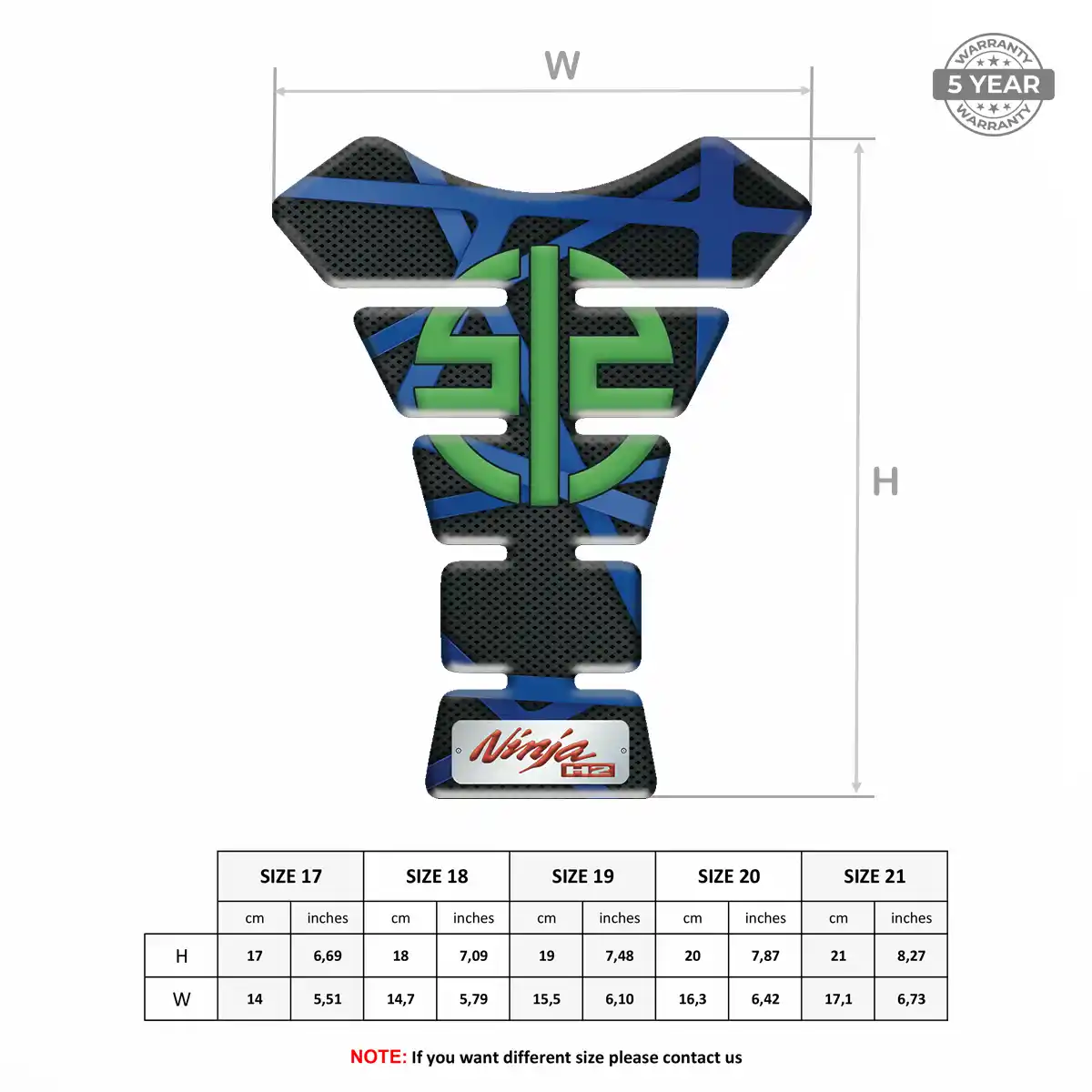 Kawasaki Tank Guard Fuse Motorcycle Refined Design