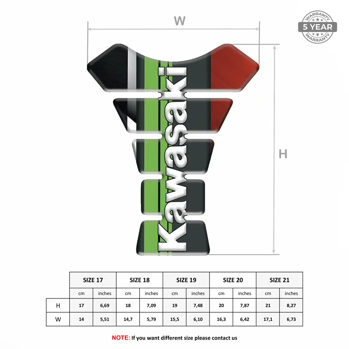 Kawasaki Tank Guard Motorbike Exclusive Series