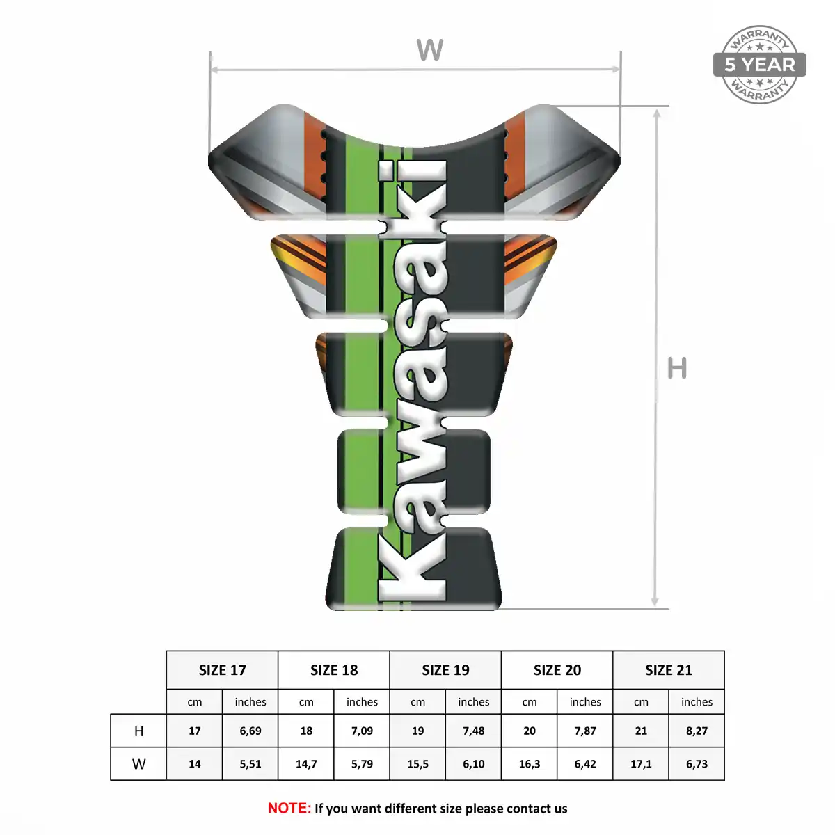 Kawasaki Tank Guard Motorcycle Exclusive Series
