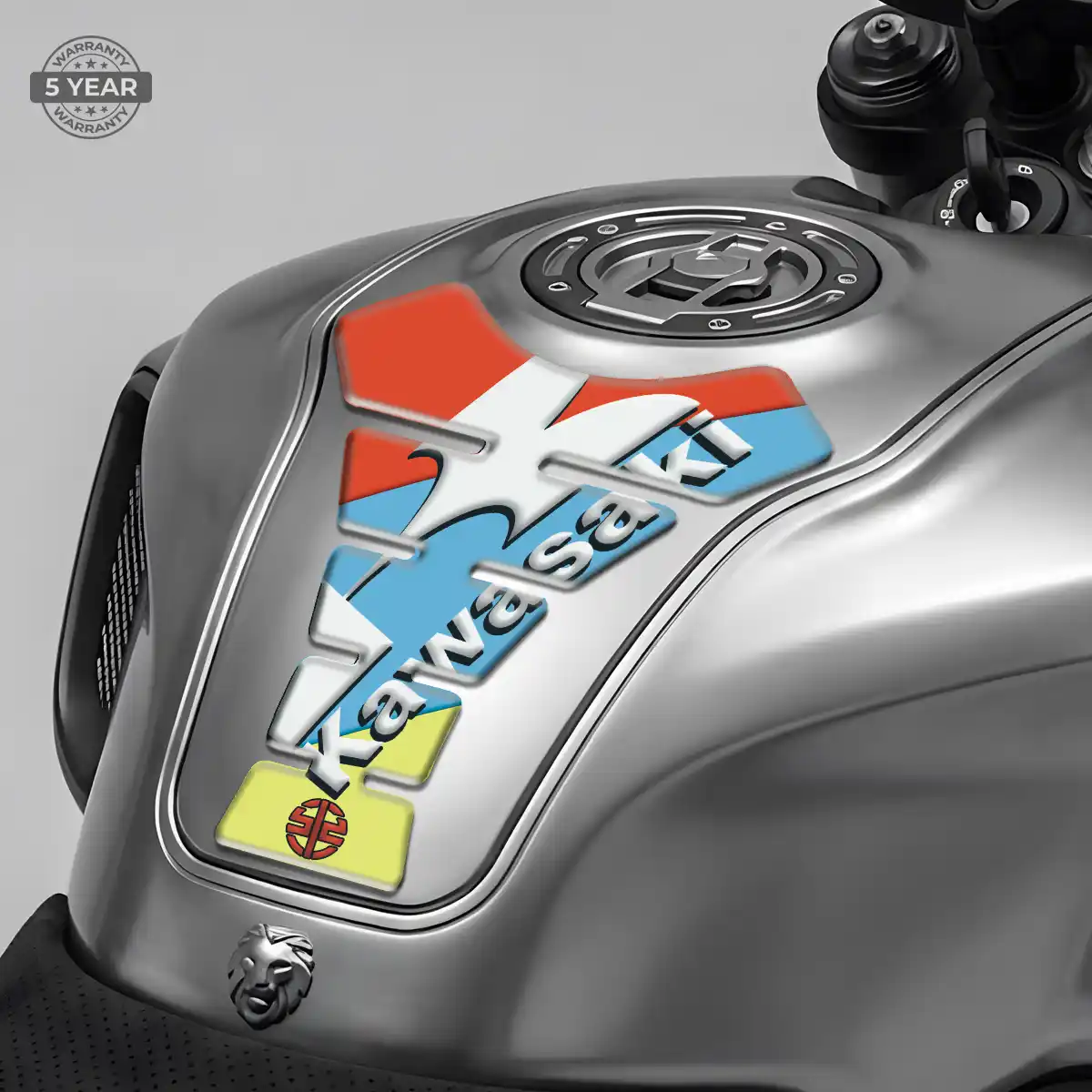 Kawasaki Tank Guard Pad Motorbike Elite Finish