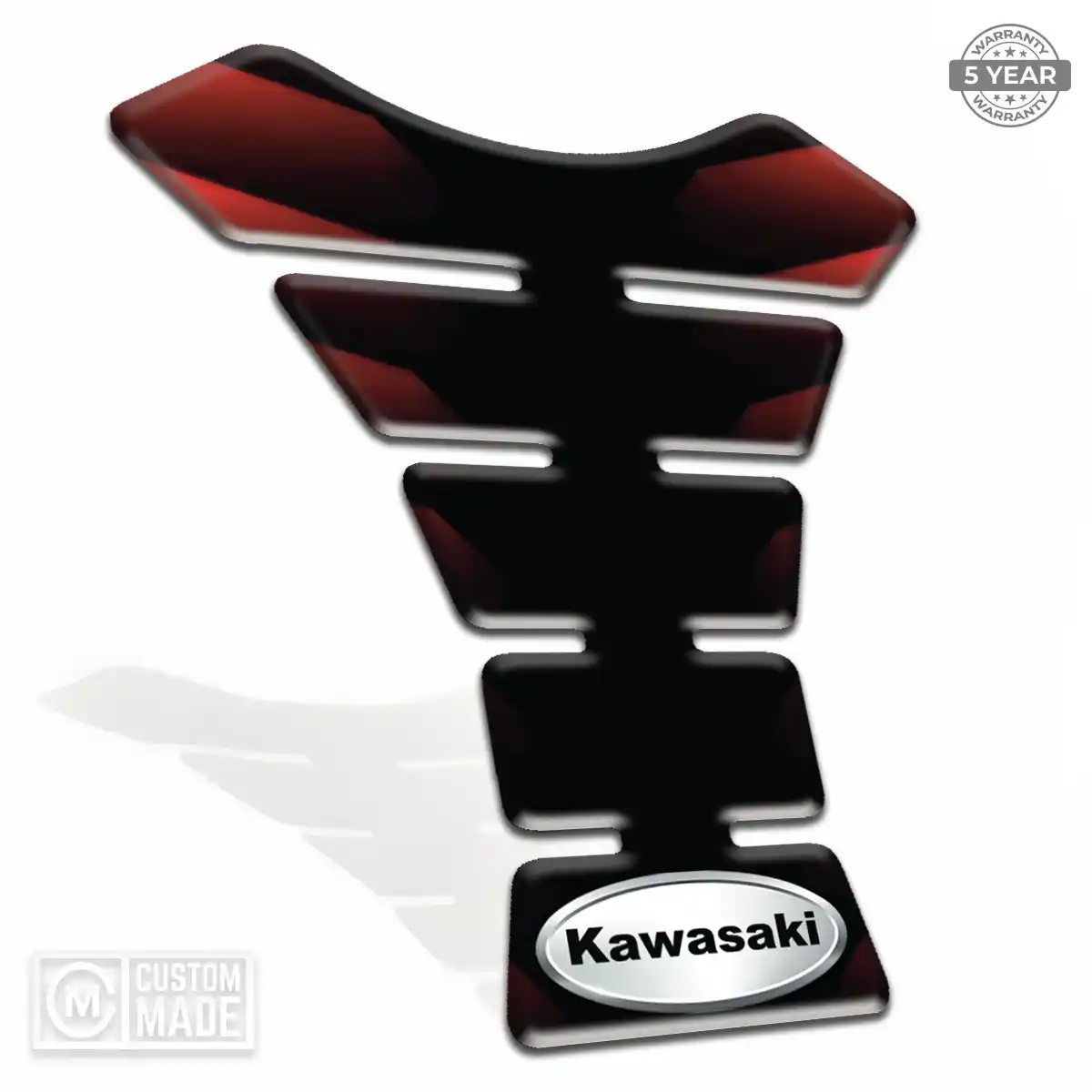 Kawasaki Tank Guard Pad Refined Design