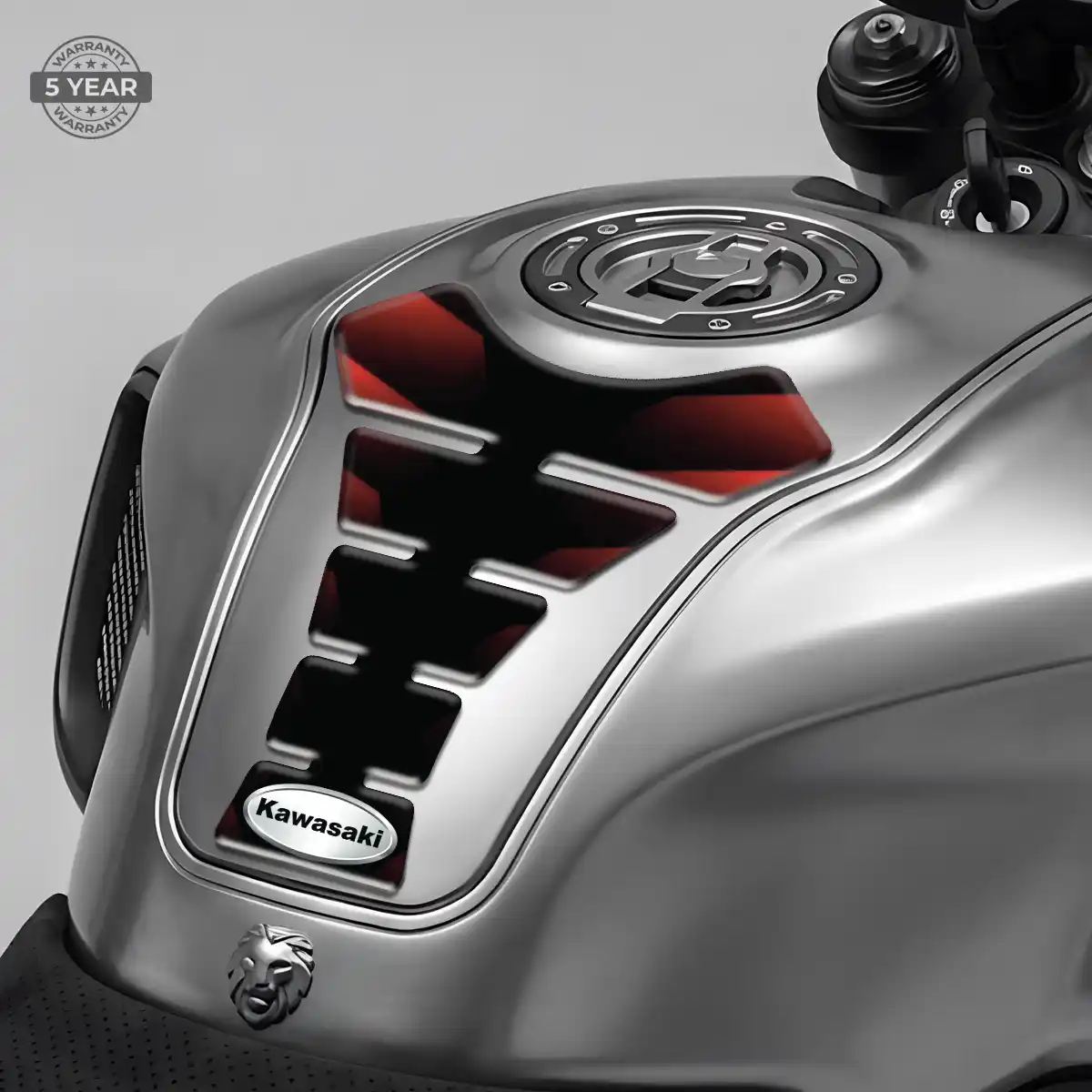 Kawasaki Tank Guard Pad Refined Design