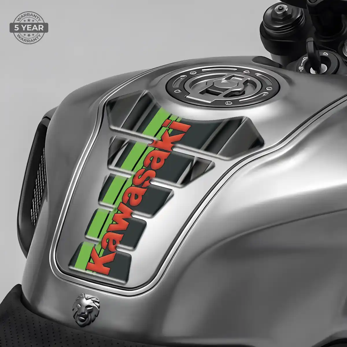 Kawasaki Tank Guard Pads Motorbike Refined Design