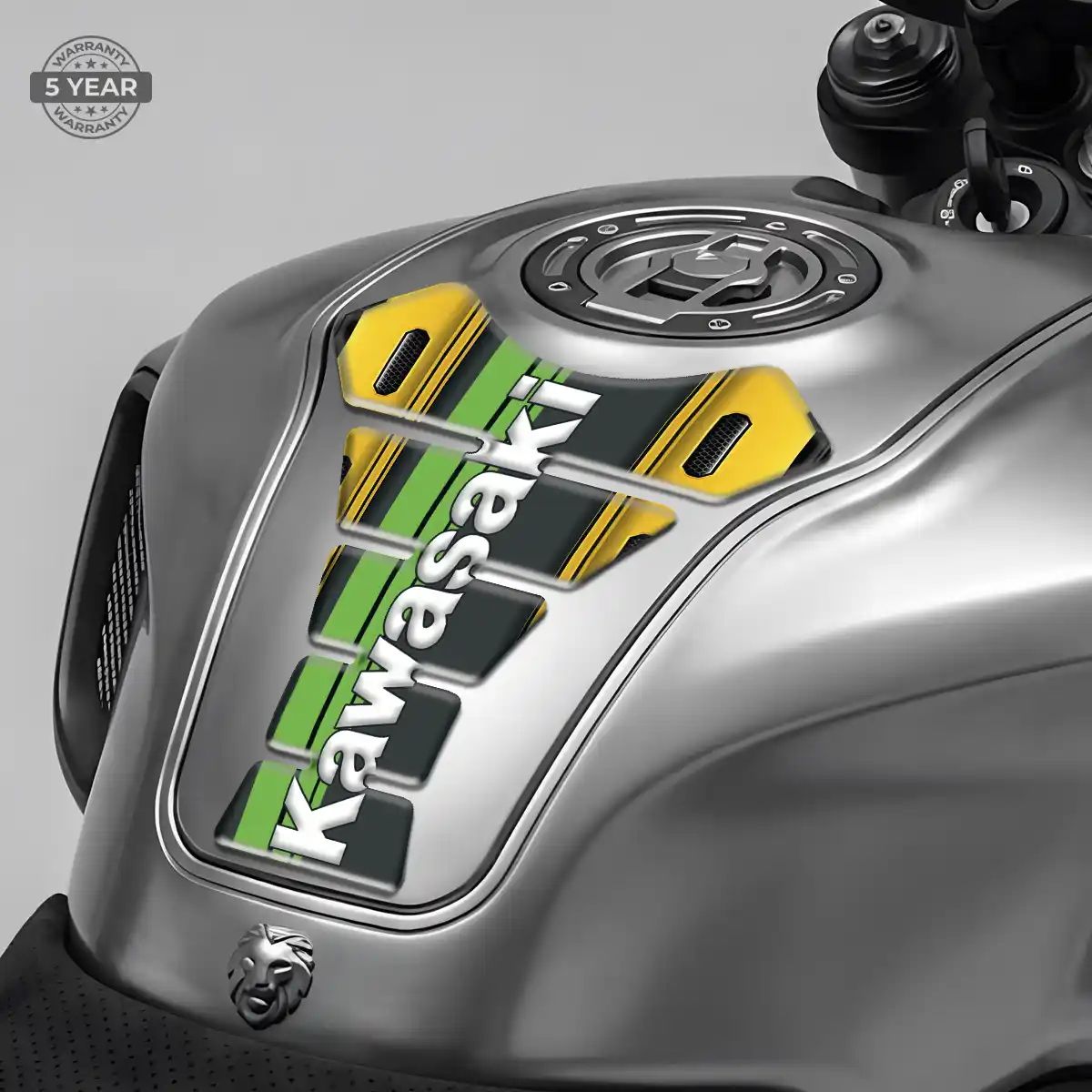 Kawasaki Tank Guard Pads Motorbike Signature Grade