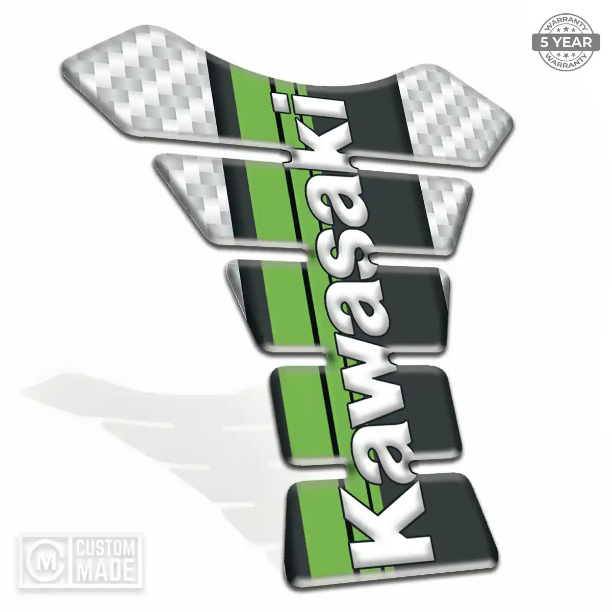 Kawasaki Tank Guard Pads Motorcycle Signature Grade