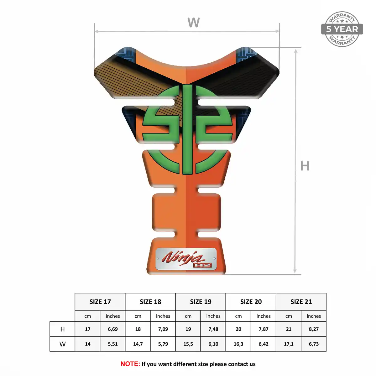 Kawasaki Tank Guard Pads Prime Quality