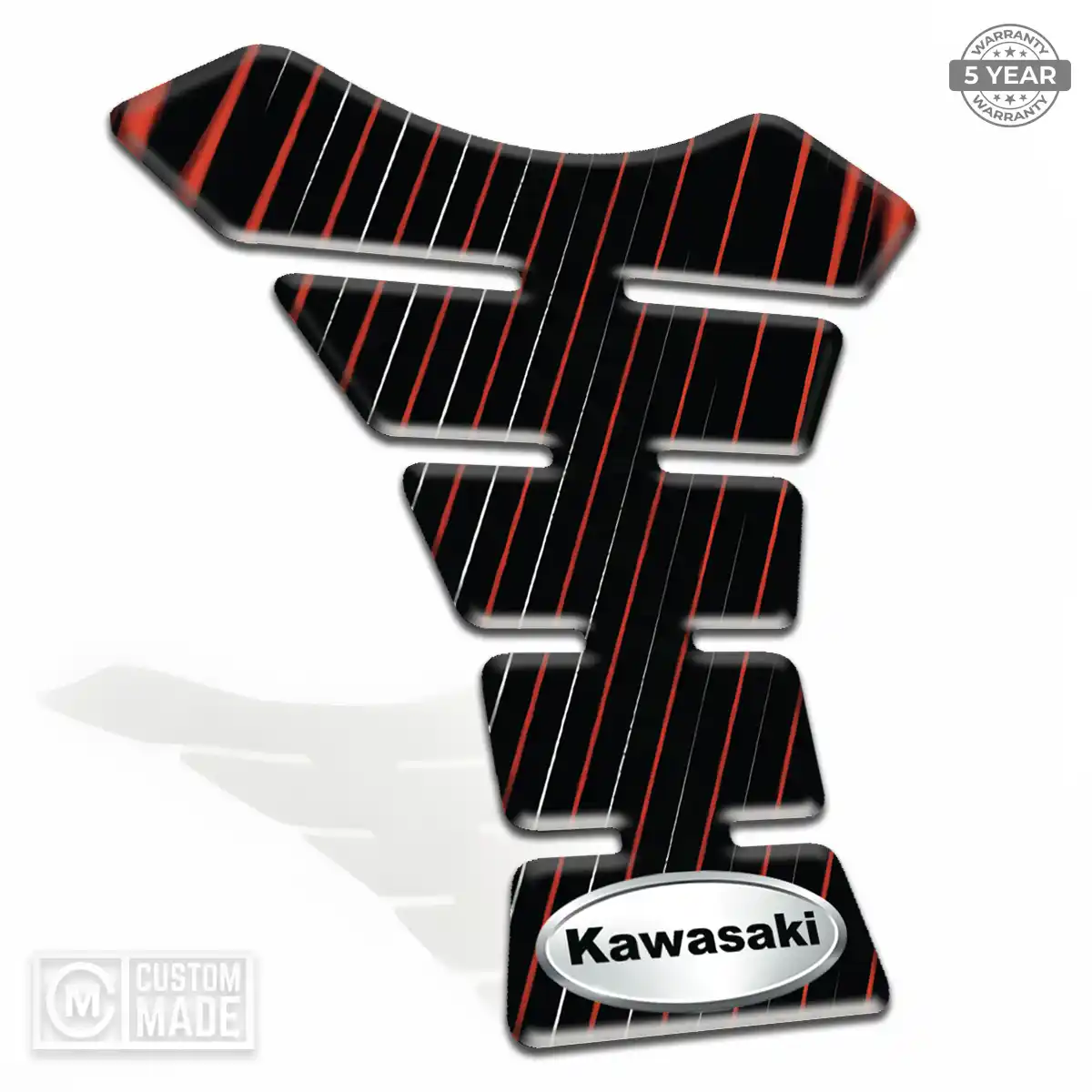 Kawasaki Tank Guard Pads Sleek Style