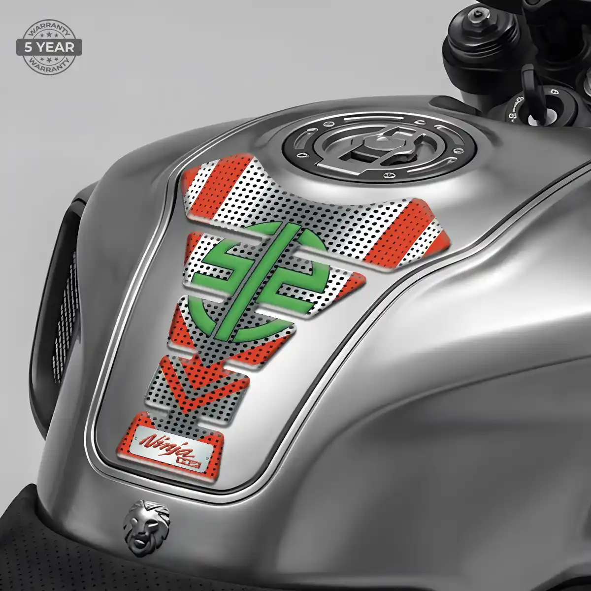 Kawasaki Tank Guard Protector Motorbike Elite Finish