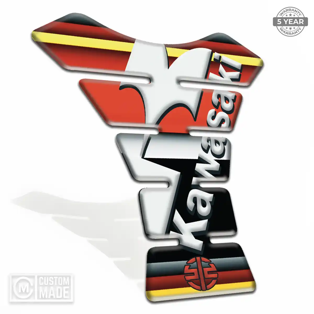 Kawasaki Tank Guard Protector Motorbike Refined Design