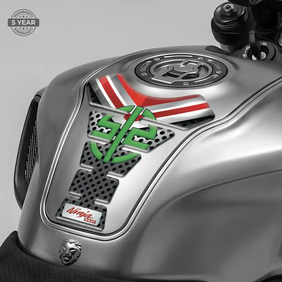 Kawasaki Tank Guard Protector Motorbike Signature Grade