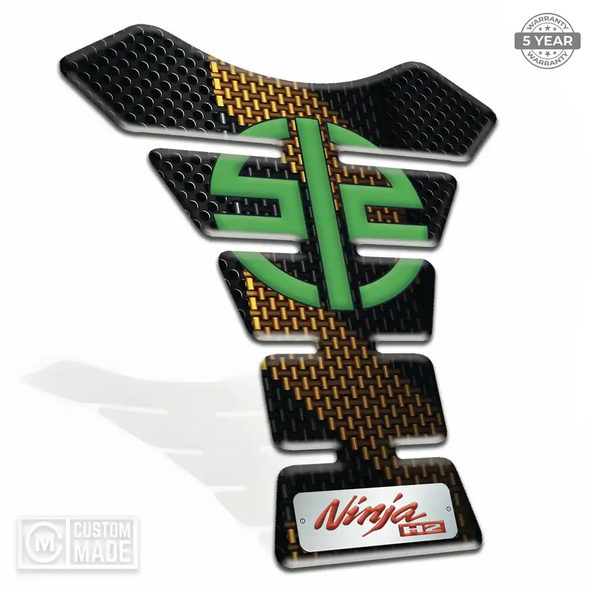 Kawasaki Tank Guard Protector Motorbike Sleek Style
