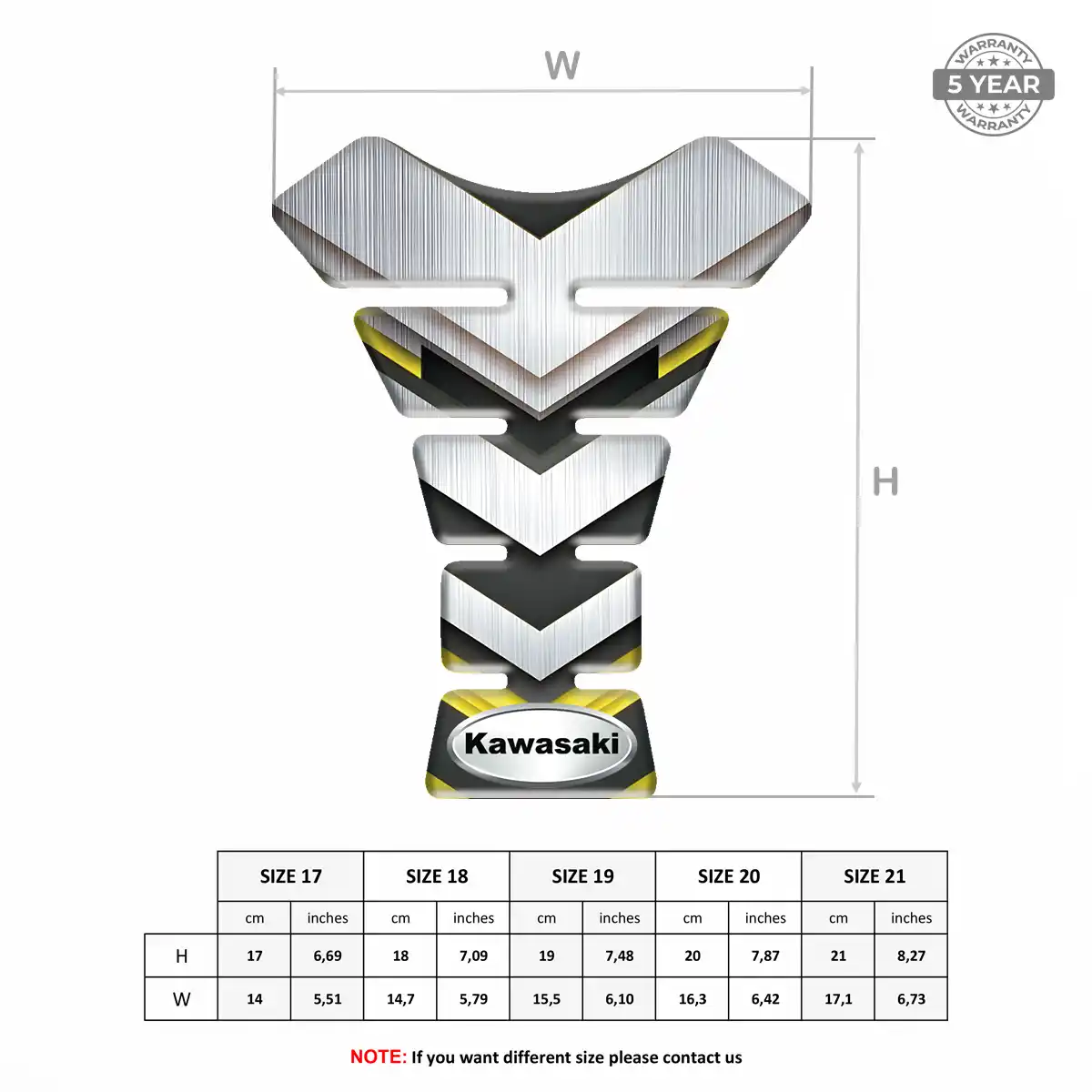 Kawasaki Tank Guard Protector Noble Edition