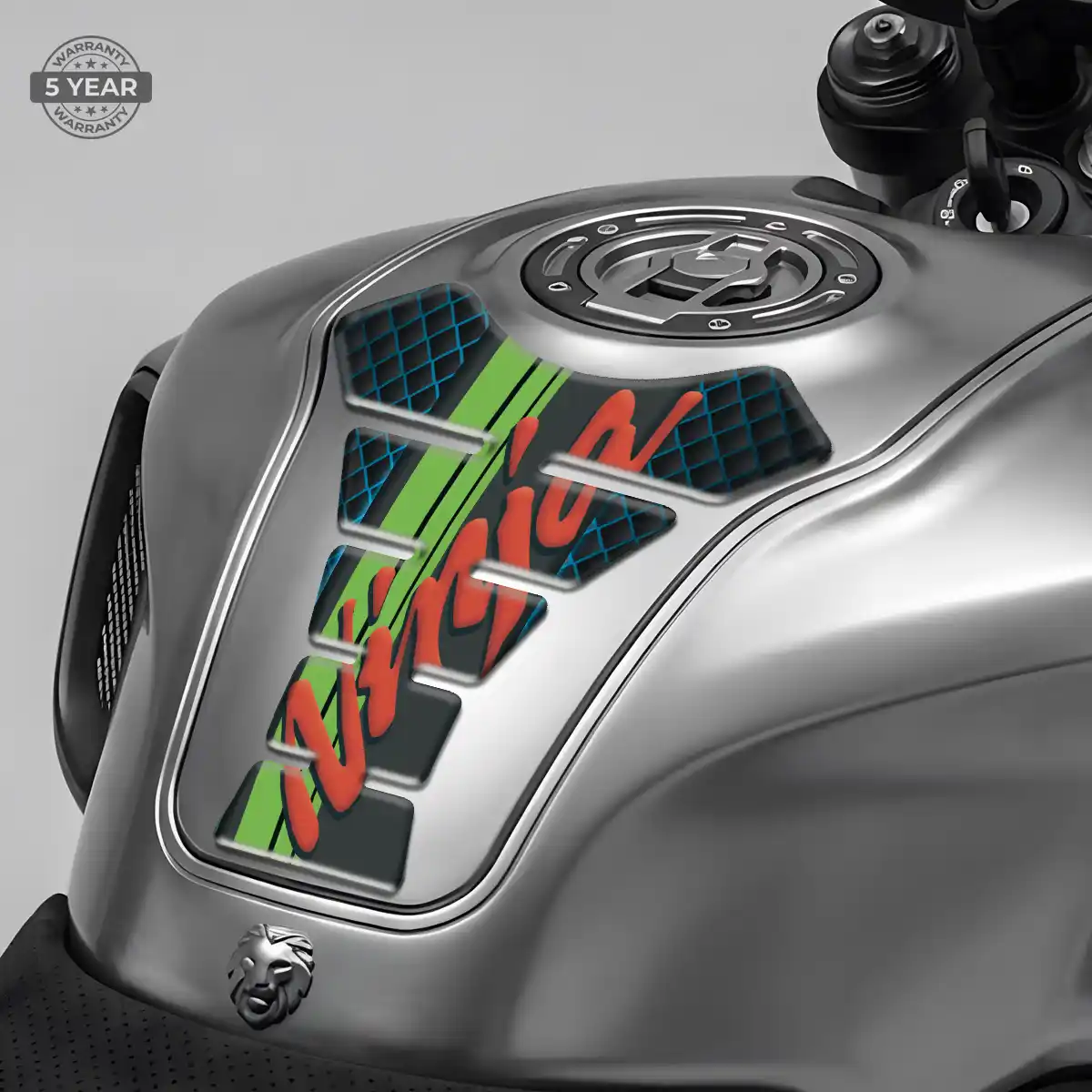 Kawasaki Tank Guards Motorbike Refined Design