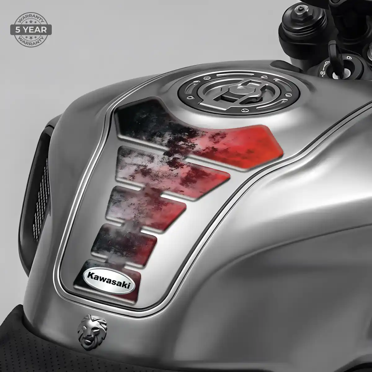 Kawasaki Tank Guards Motorcycle Signature Grade