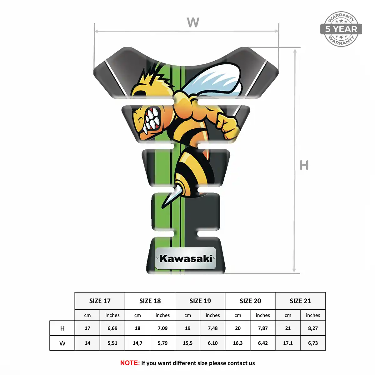 Kawasaki Tank Knee Pad Deluxe Edition
