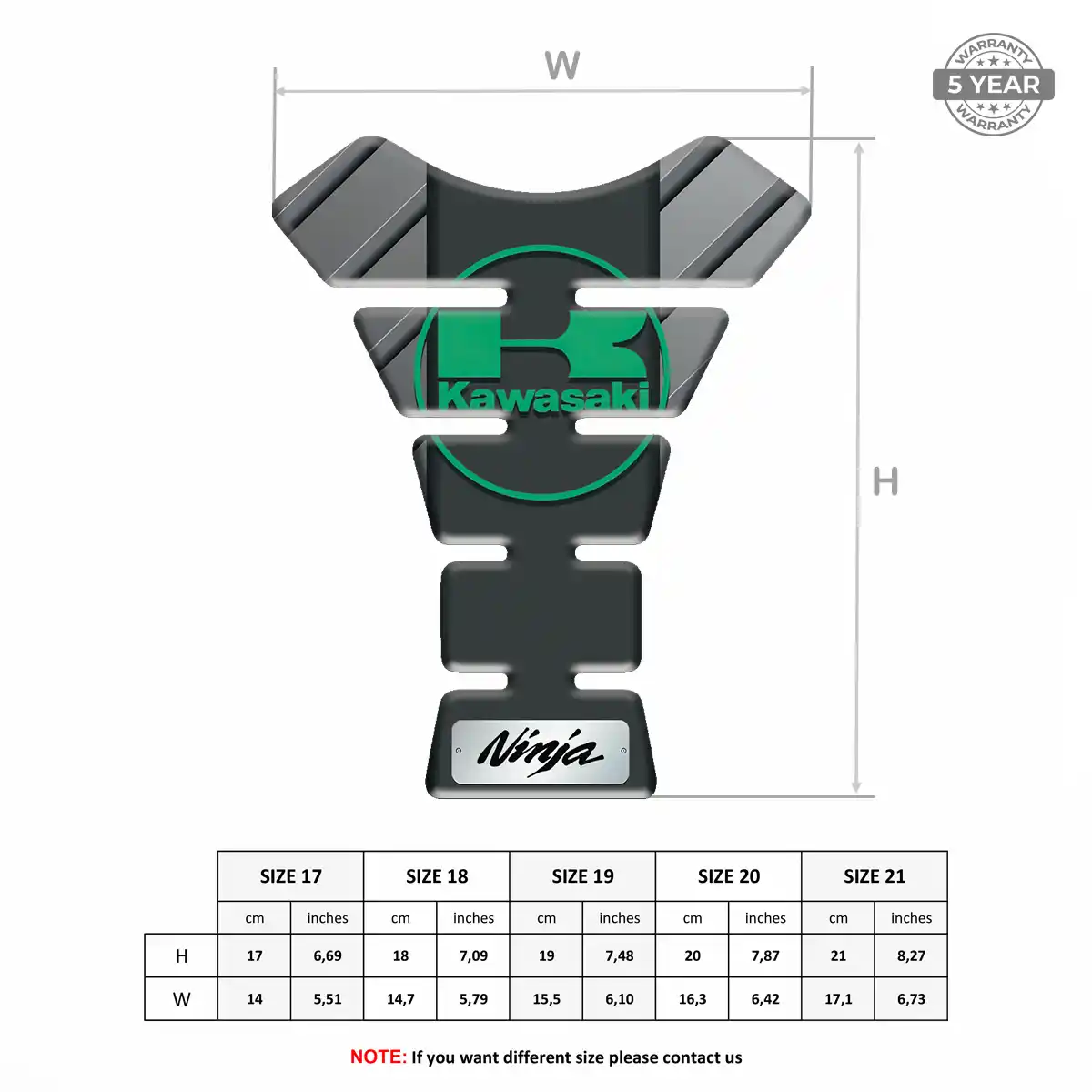 Kawasaki Tank Knee Pad Elite Edition