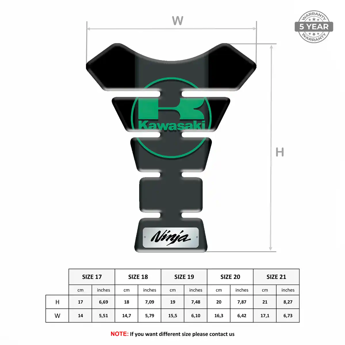 Kawasaki Tank Knee Pad Exclusive Series