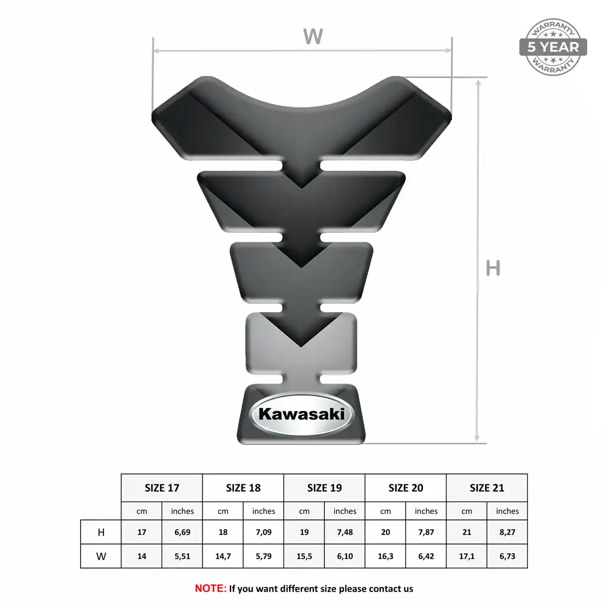 Kawasaki Tank Knee Pad Noble Edition