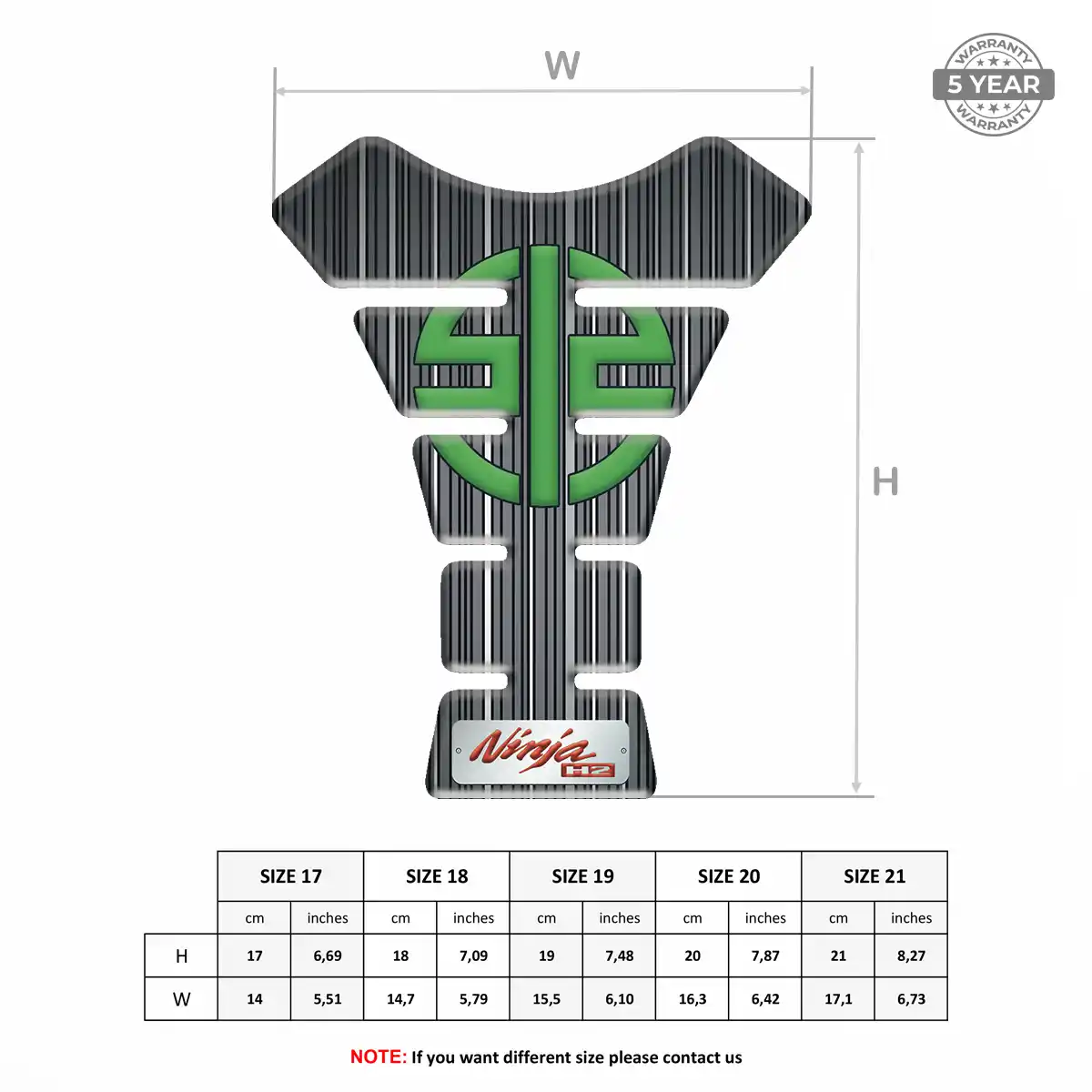 Kawasaki Tank Pad Exclusive Series