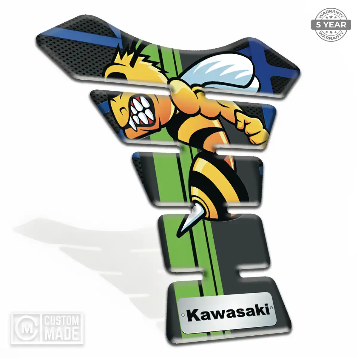 Kawasaki Tank Pad Fuse Elite Finish