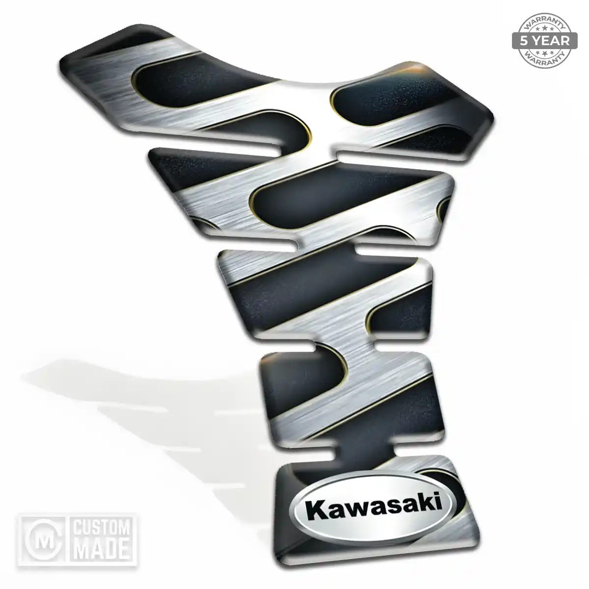 Kawasaki Tank Pad Fuse Motorbike Refined Design