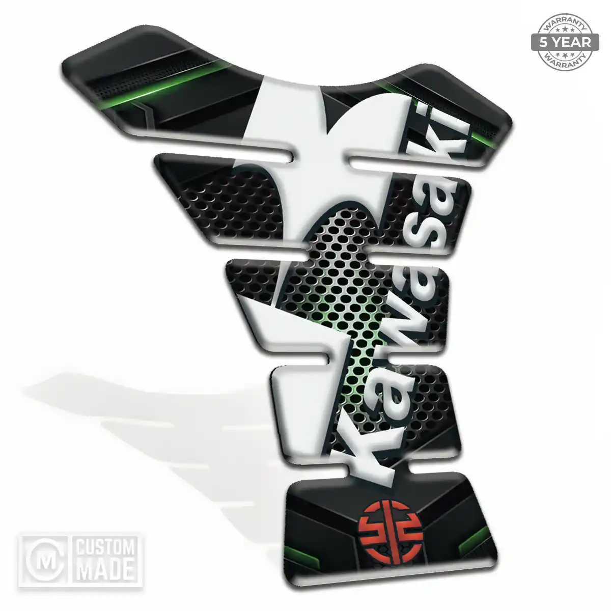 Kawasaki Tank Pad Fuse Motorcycle Elite Edition