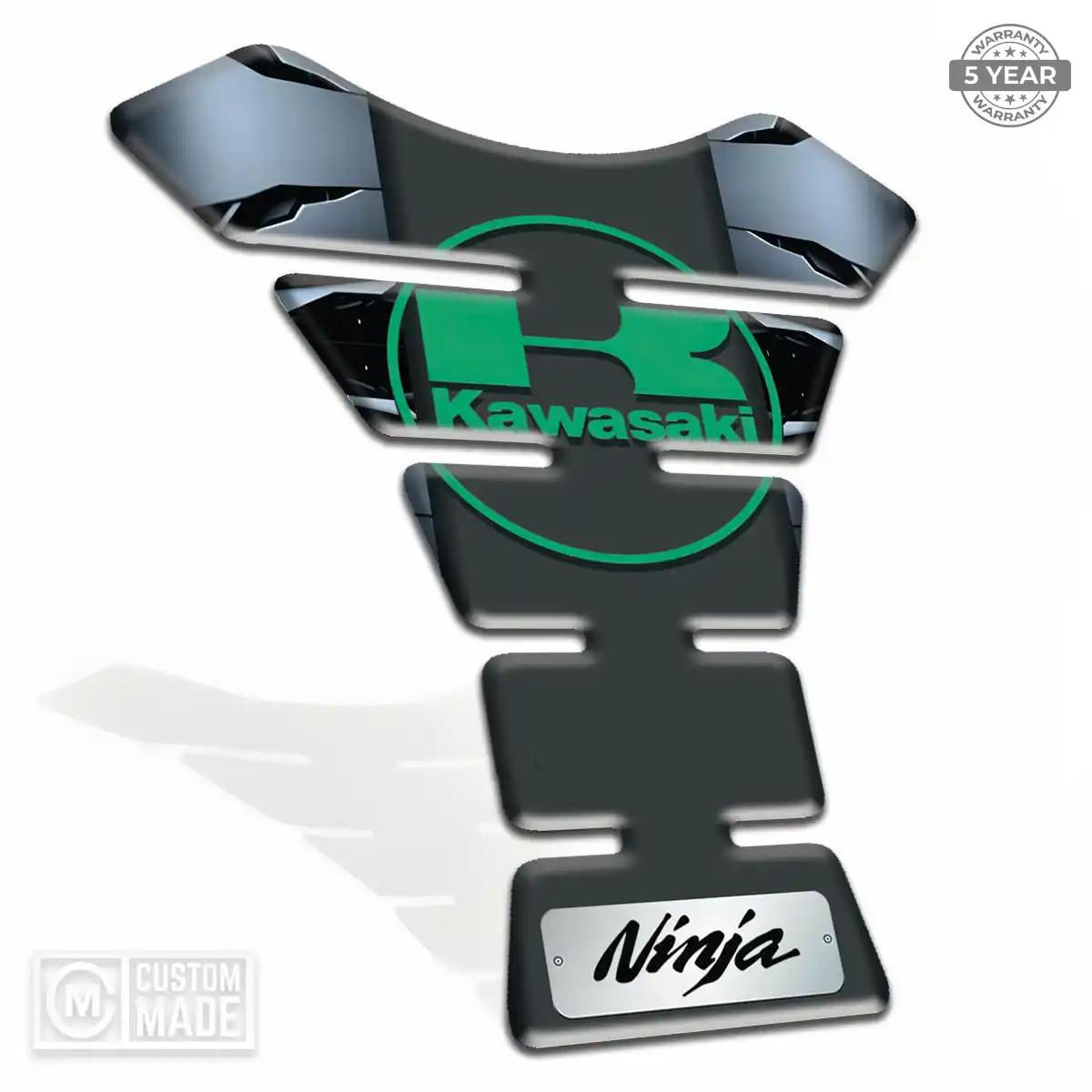Kawasaki Tank Pad Guard Motorbike Sleek Style