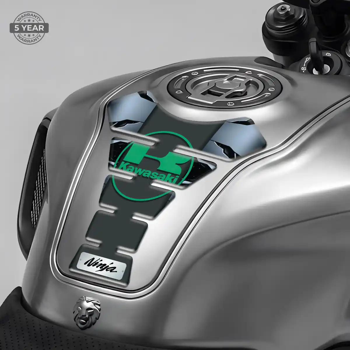 Kawasaki Tank Pad Guard Motorbike Sleek Style