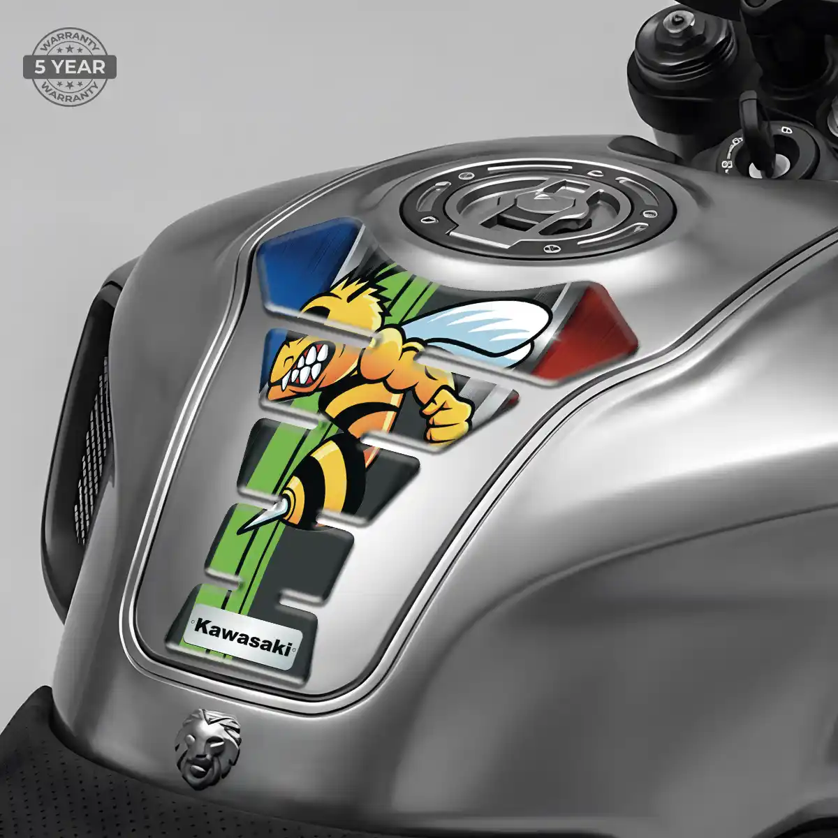 Kawasaki Tank Pad Guard Motorcycle Sleek Style