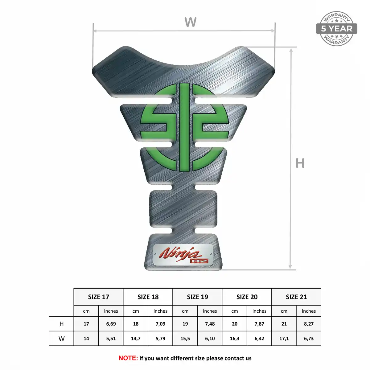 Kawasaki Tank Pad Guard Superior Craft