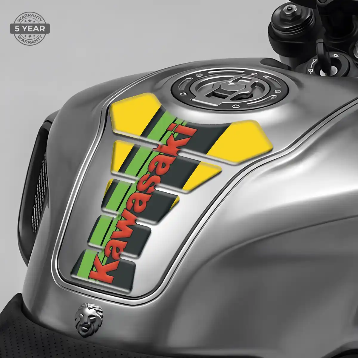 Kawasaki Tank Pad Motorbike Refined Design