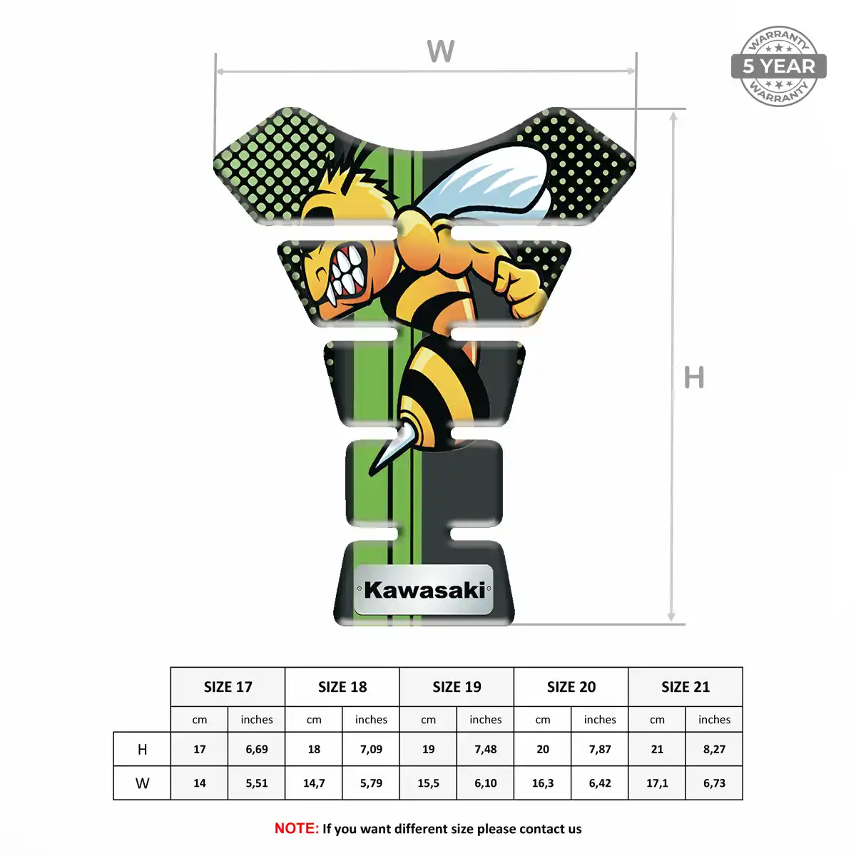 Kawasaki Tank Pad Motorcycle Exclusive Series